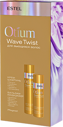 Estel Otium Wave Twist набор для вьющихся волос (шампунь 250 мл, бальзам 200 мл)