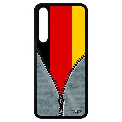 фото Чехол на телефон huawei p20 pro, "флаг германии на молнии" туризм страна utaupia