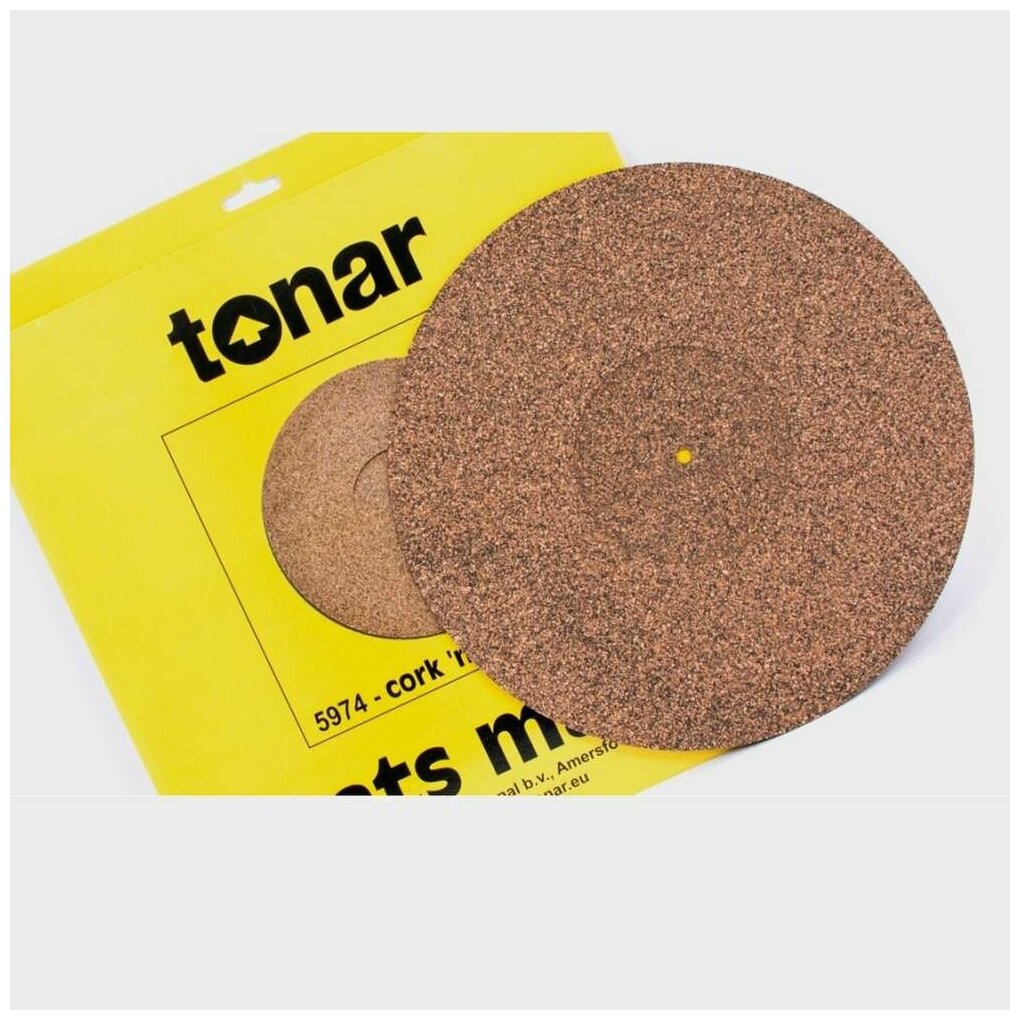 Коврик для проигрывателя винила Tonar 5974 Cork’n’Rubber Mat