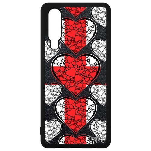 фото Чехол на телефон huawei p30, "флаг англии с сердцем" любовь патриот utaupia