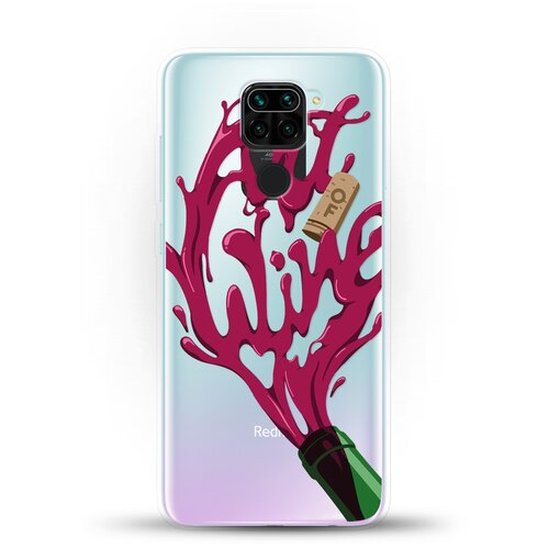 фото Силиконовый чехол art of wine на xiaomi redmi note 9 andy & paul