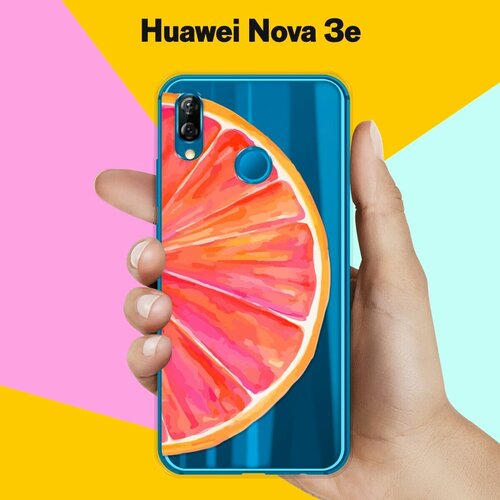 Силиконовый чехол Грейпфрут на Huawei Nova 3e силиконовый чехол грейпфрут на huawei nova 3e