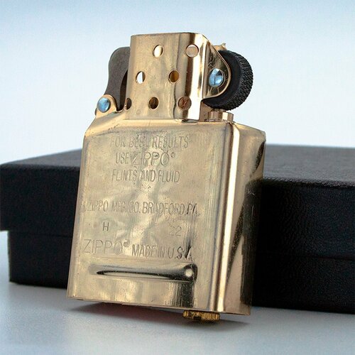 Зажигалка бензиновая Zippo(Armor) Библия Кастом Латунь с 3D гравировкой