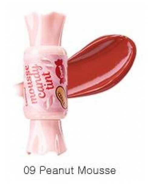 Тинт-мусс для губ конфетка The Saem Saemmul Mousse Candy Tint (09 Peanut), 8 г (СГ до 12.2024г.)