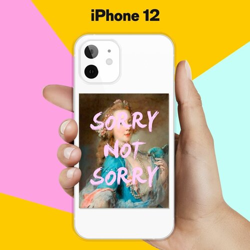 Силиконовый чехол Sorry на Apple iPhone 12 силиконовый чехол sorry на apple iphone 11