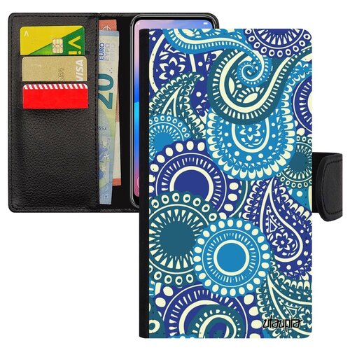 фото Чехол-книжка на телефон mi 8 lite, "кружевной узор" цветок восточный utaupia