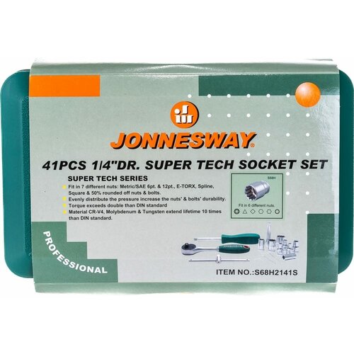 Набор торцевых головок Jonnesway Super Tech набор торцевых головок jonnesway s05h4213s 13 шт