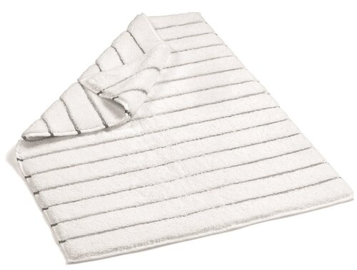 Коврик для ванной Terry Striped Casual Avenue white/dark grey (белый/серый) 60*90