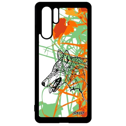 фото Чехол для смартфона p30 pro, "волк" одинокий wolf utaupia