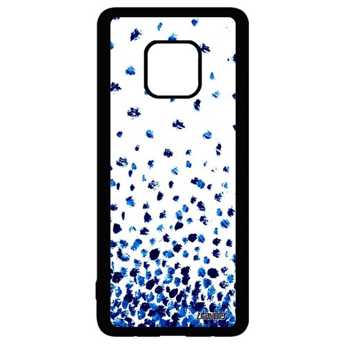 фото Чехол на мобильный mate 20 pro, "снег" фон кружочки utaupia