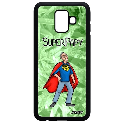 фото Чехол для смартфона samsung galaxy a6 2018, "супердед" дедуля юмор utaupia