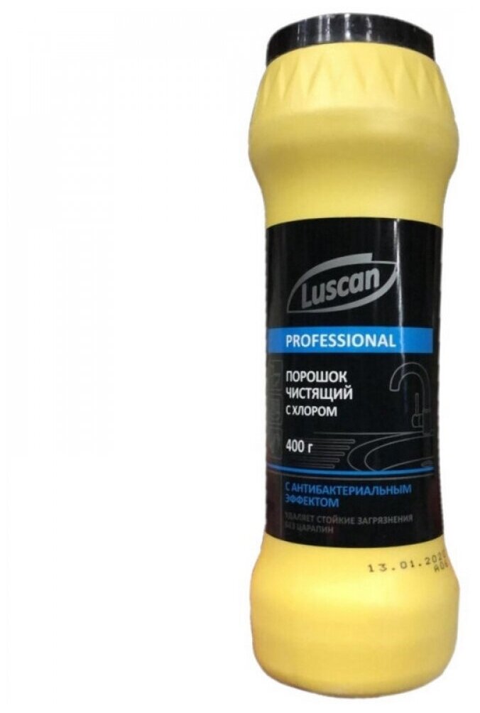 Универсальное чистящее средство Luscan 400 г, с хлором, порошок (порошок) - фотография № 5