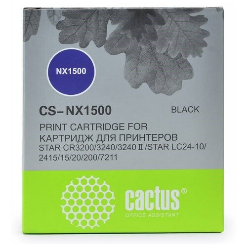 Картридж CS-Premium NX1500 совместимый матричный картридж (Star NX1500) 2 млн знаков, черный