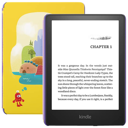 Электронная книга Amazon Kindle Paperwhite Kids WiFi 8Gb 2021, желтый