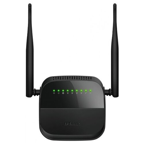 wi fi роутер маршрутизатор d link dsl 2750u r1 Wi-Fi роутер D-Link DSL-2750U/R1A, черный