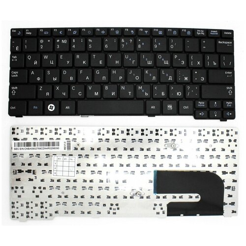 Клавиатура для ноутбука Samsung N140 N144 N145 N148 N150 P/n: BA59-02686D, BA59-02686C