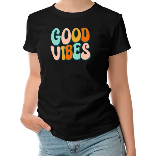 фото Футболка roly, размер s, черный