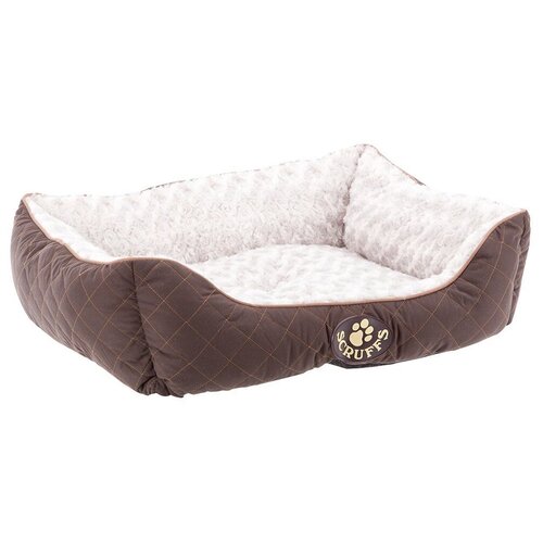 Лежак для собак и кошек Scruffs Wilton Box Bed 75х60х20 см 75 см 60 см коричневый 20 см