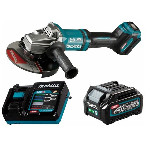 Шлифмашина угловая аккумуляторная 40В XGT 180мм Li-Ion 1x25Ач Makita GA037GD101 5123000₽