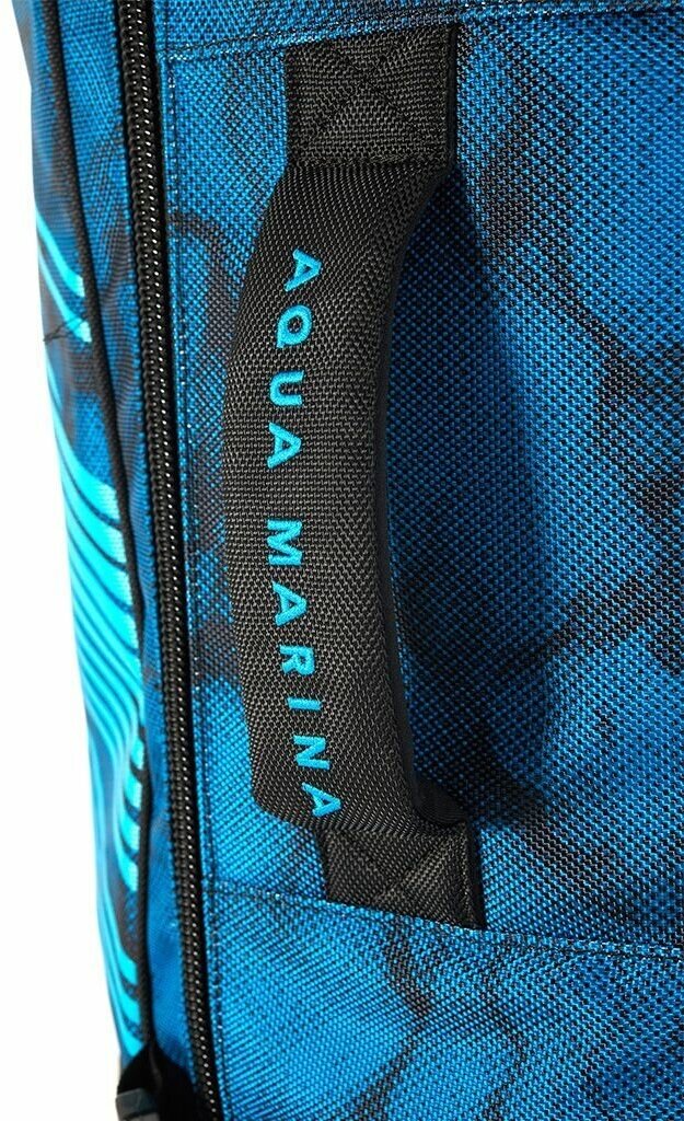 Сумка-рюкзак на колесах Aqua Marina Premium Luggage Bag 90L (Синий) - фотография № 12