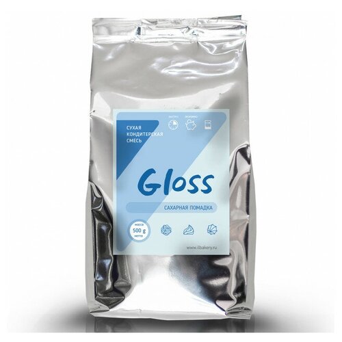 IL-gloss сухая добавка для айсинга, сахарная помадка iLbakery, 500гр