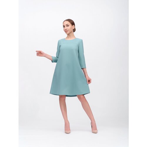 фото Платье atelier by natalia truhacheva, размер 50, бирюзовый