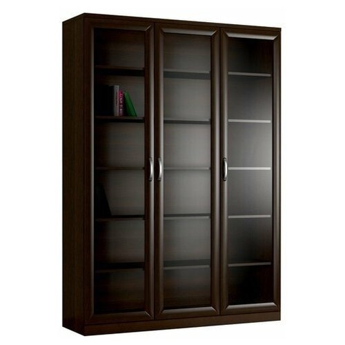 Книжный шкаф Библиограф-3 1 Венге 120x40x230 22090₽