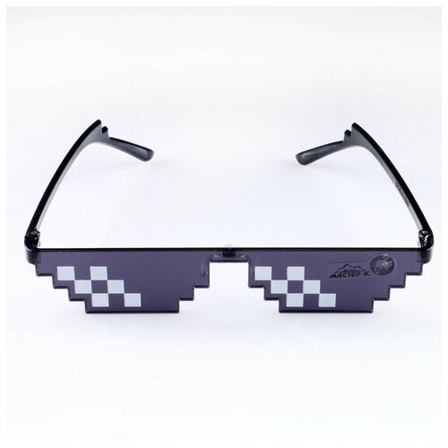 очки пиксельные фиолетовые Солнцезащитные очки , мультиколор