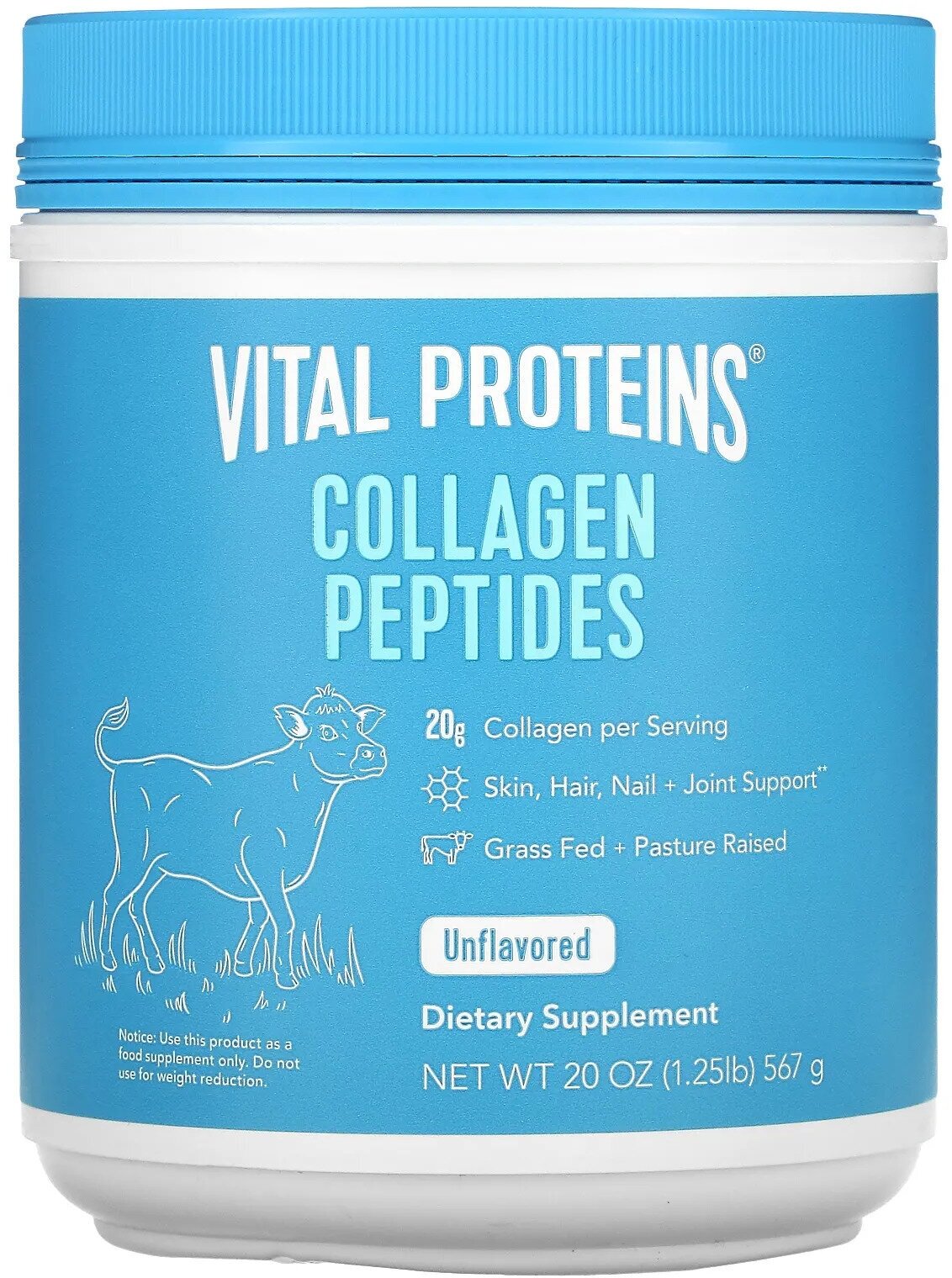 Порошок Vital Proteins Collagen Peptides, 567 г