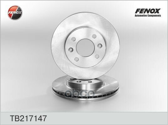Tb217147_диск Тормозной Передний! Renault Clio/Megane/R19 1.4-1.9Td 83> FENOX арт. TB217147