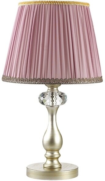 Интерьерная настольная лампа хрустальная розовая E14 Odeon Light Gaellori 3393/1T