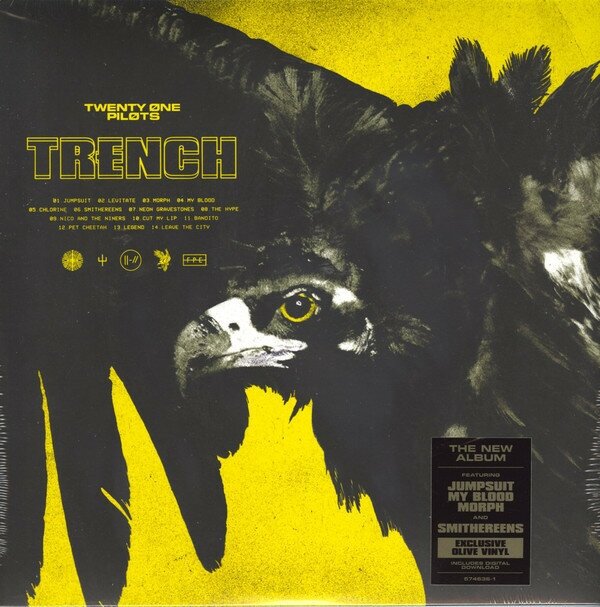 Виниловая пластинка WM Twenty One Pilots Trench (Black Vinyl/Gatefold)