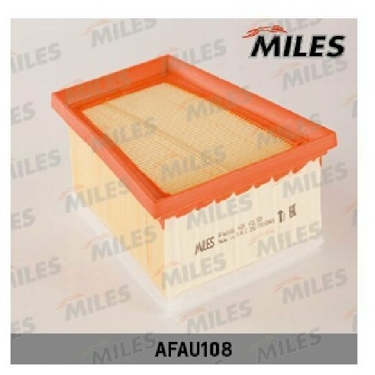 Miles Фильтр Воздушный Lada Largus/Renault Logan/Megane/Laguna/Clio Ii/Opel Vivaro Afau108 (Filtron Ap185/1 Mann C1858/2) Afau108 Miles арт. AFAU108