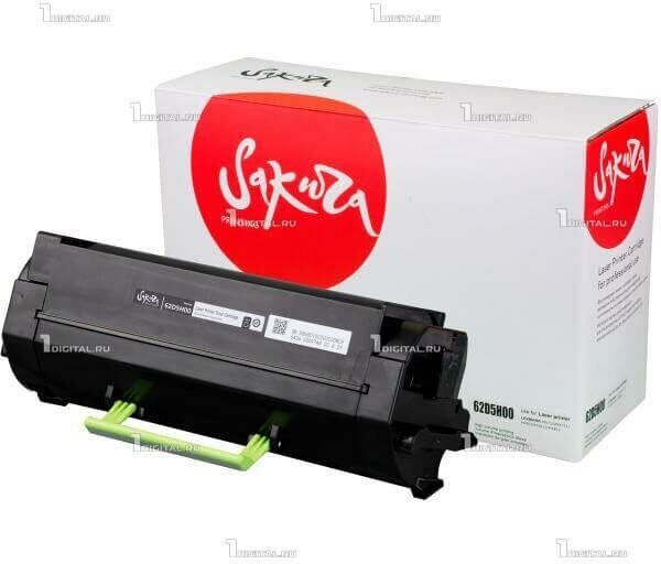 Картридж SAKURA 62D5H000 черный для Lexmark MX710/711/810/811/812 совместимый (25K) (SA62D5H00)