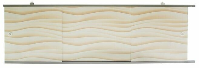 Экран для ванны "Премиум А", 168 см, цвет песочный