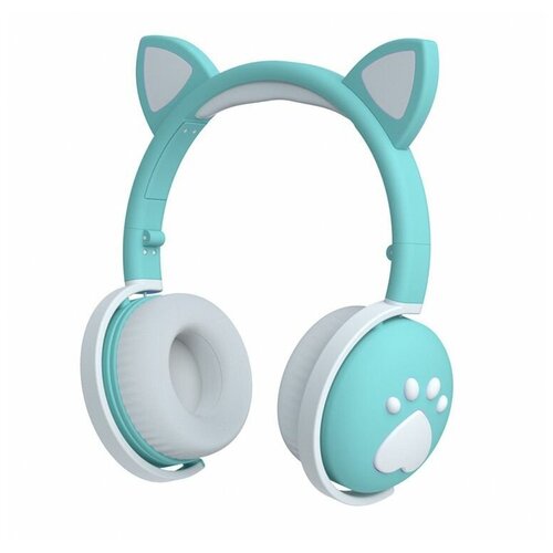 Беспроводные наушники со светящимися кошачьими ушами TWS CAT-EAR BK1 Голубые 170800₽