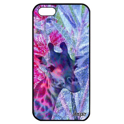 фото Чехол на смартфон iphone 5 5s se, "жираф" giraffe саванна utaupia