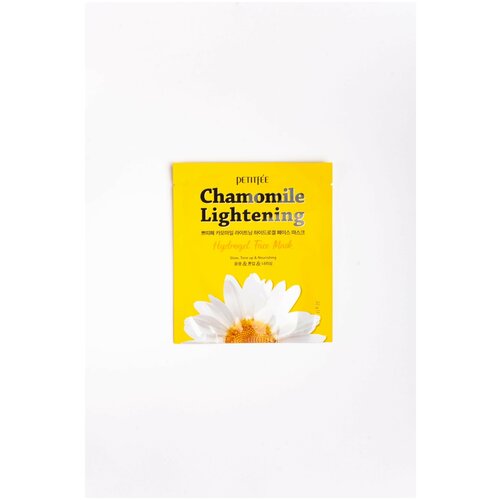 Petitfee Гидрогелевая маска экстрактом ромашки / Chamomile Lightening Hydrogel Face Mask