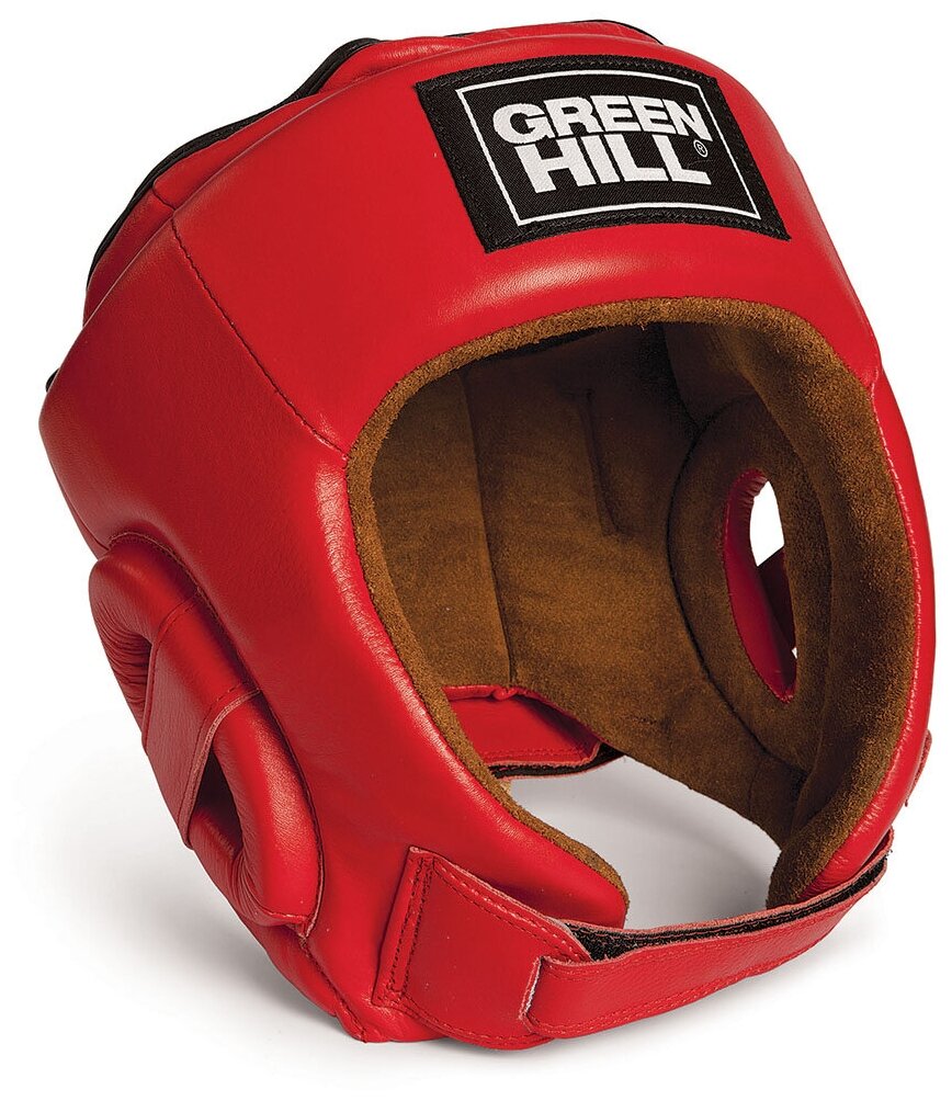 HGB-4016 Кикбоксерский шлем BEST красный - Green Hill - Красный - S