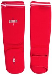 Защита голеностопа Clinch Shin Instep Protector C508, р. XS, красный