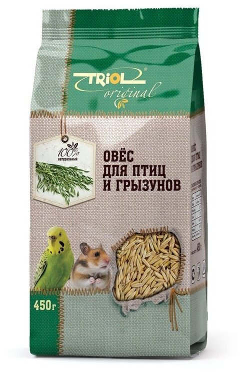 Triol корм Original овёс для птиц и грызунов