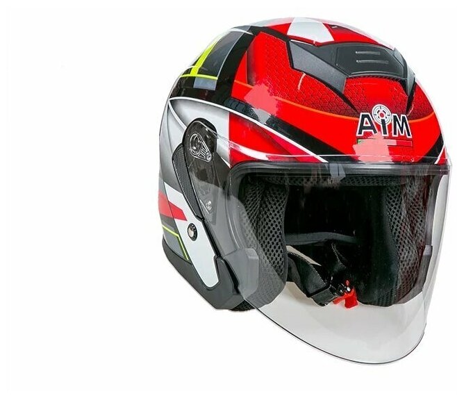 Шлем AiM JK526 Red/Grey/Black, L