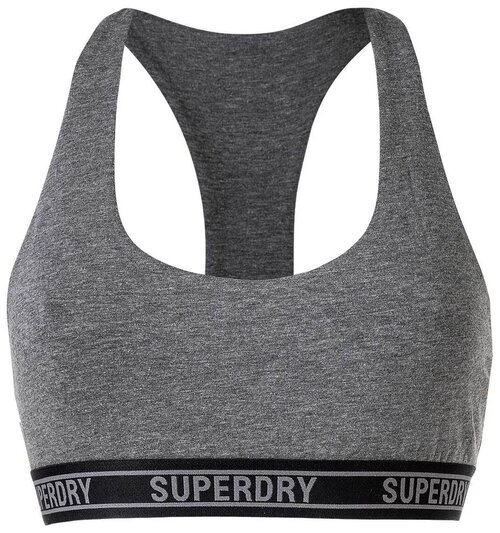 Топ Superdry, размер 16, серый
