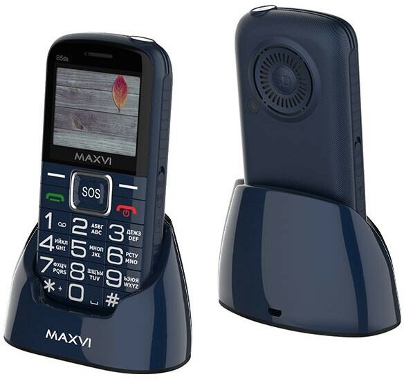 Мобильный телефон (MAXVI B5ds Blue)