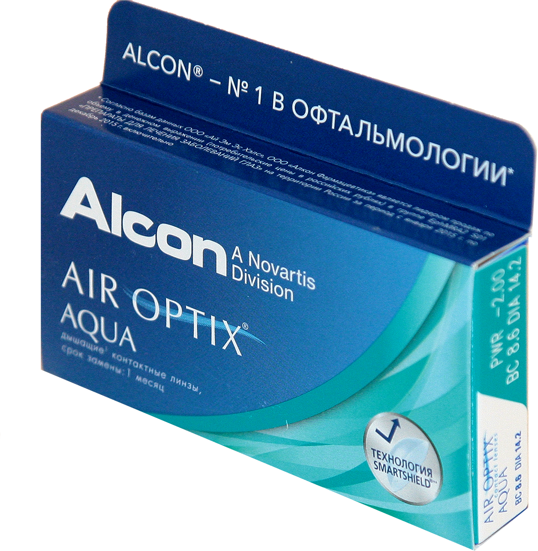   Air Optix Aqua 6pk (BC 8,6; D -4.50)