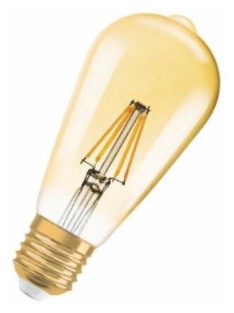 OSRAM Vintage 1906 LED ST55 6.5W/824 230V FIL GOLD E27 (EDISON) - лампа светодиодная филаментная винтаж