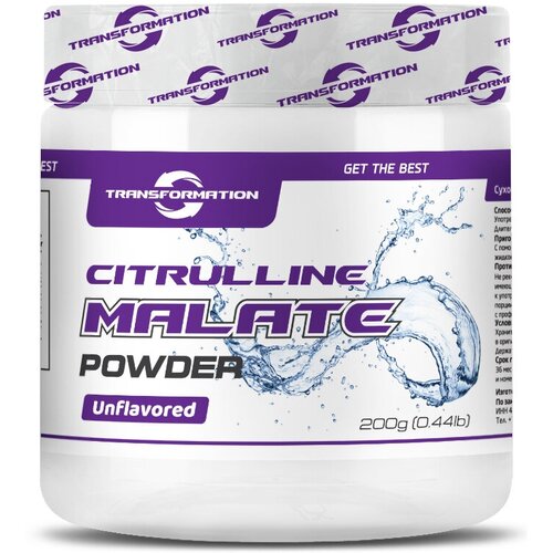 2sn citrulline malate 100caps Transformation Citrulline Malate Powder 200г