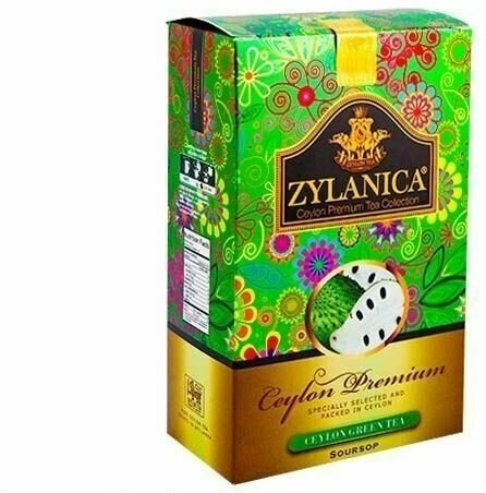Чай "Зиланика" Ceylon Premium Соу-сэп зеленый 100 г - фотография № 3