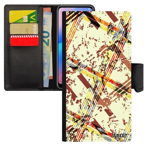 фото Чехол-книжка на мобильный galaxy a40, "тартан плитка" текстура полосы utaupia