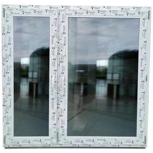 Пластиковые Окна 1410(в) х 1450(ш) Новые готовые Melke, с поворотно-откидным механизмом